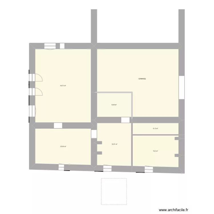 SCI LE SEPTY - POMPORT. Plan de 