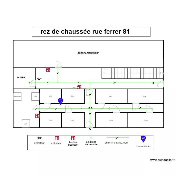ferrer 81 rdc. Plan de 