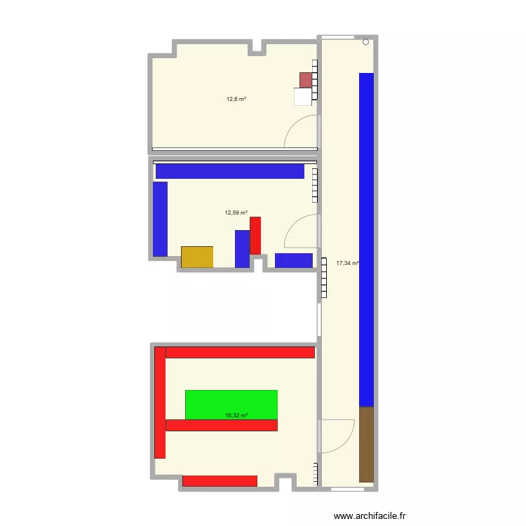 Salle étiquette. Plan de Salle étiquette. Plan de
