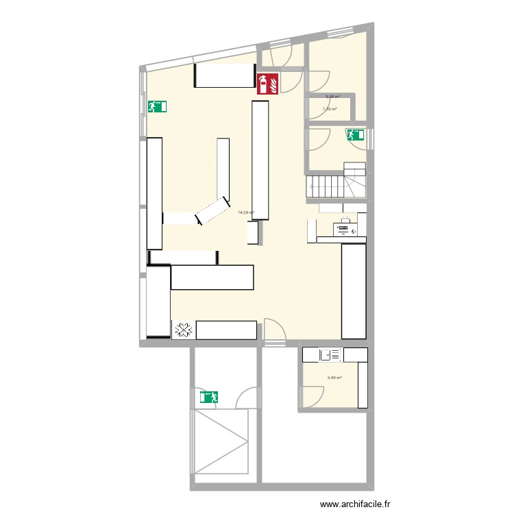 pmv. Plan de 0 pièce et 0 m2