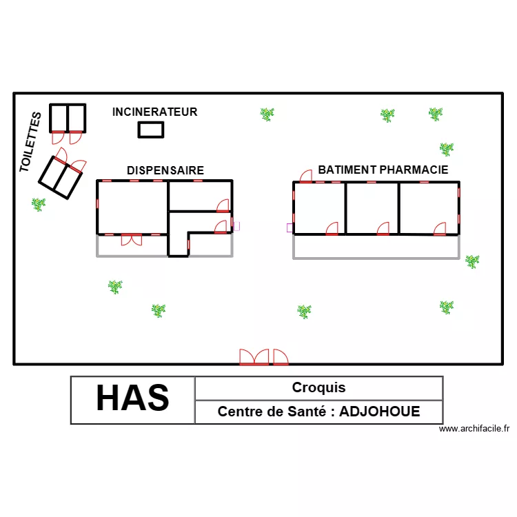 Incendie CS ADJOHOUE. Plan de Incendie CS ADJOHOUE. Plan de
