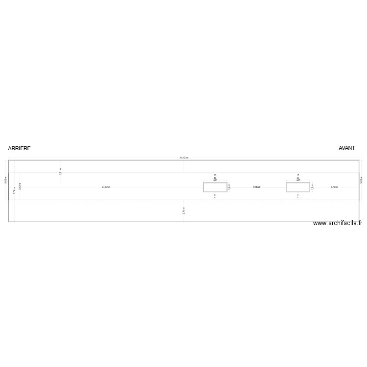 EVA MTP FACADE OUEST. Plan de 0 pièce et 0 m2