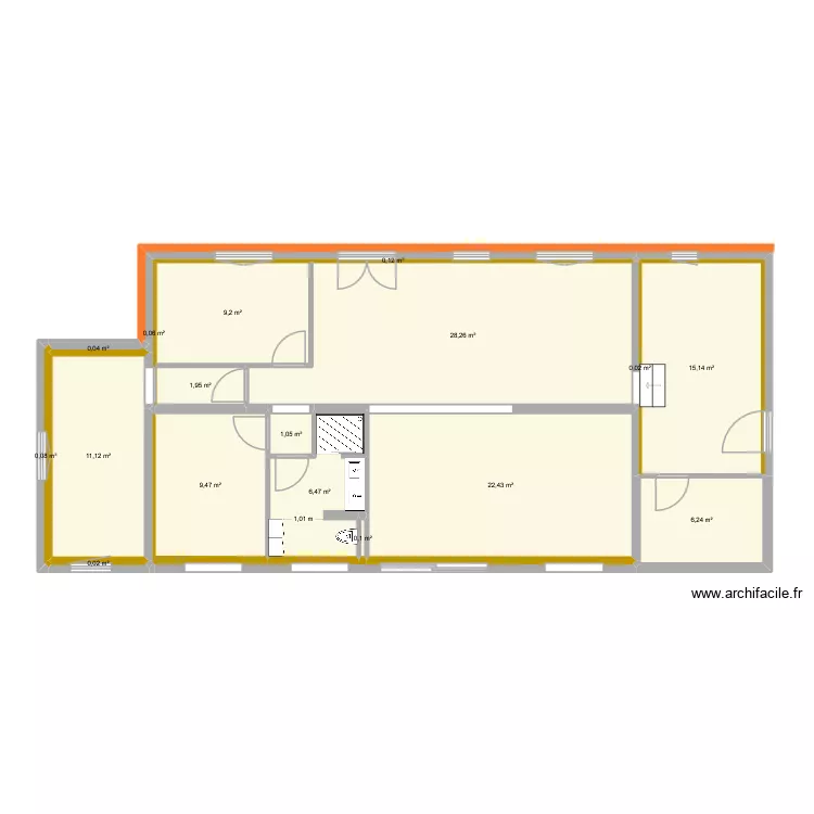 plan travaux. Plan de 0 pièce et 0 m2