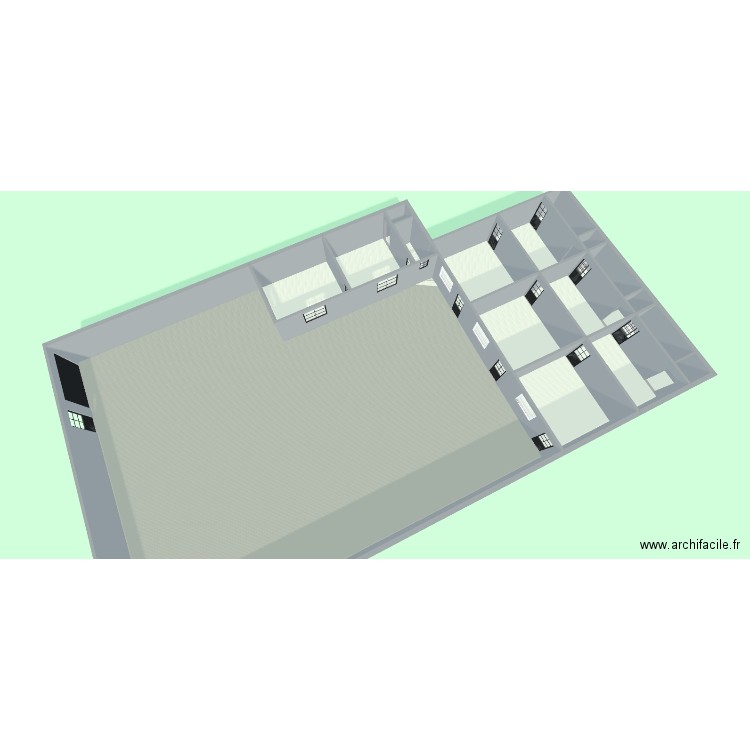 calavi studio. Plan de 11 pièces et 484 m2