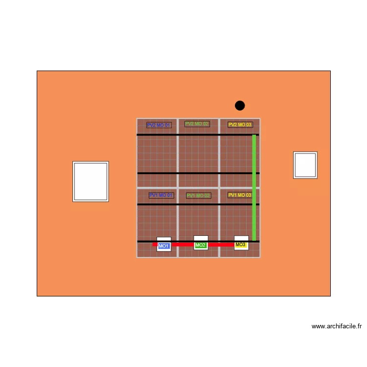 CAPON OUEST. Plan de CAPON OUEST. Plan de
