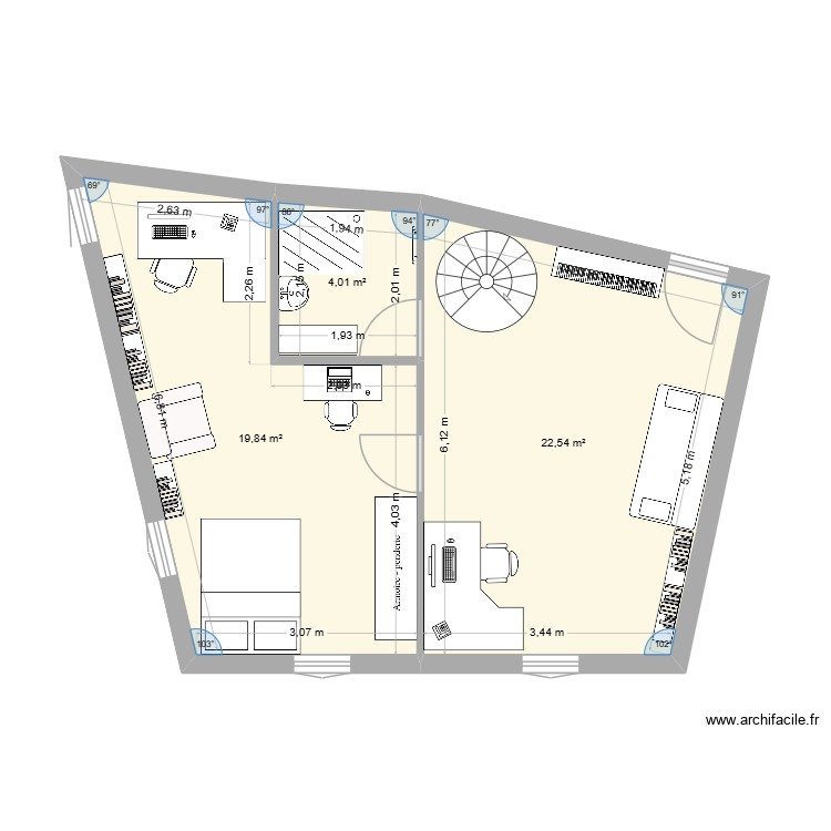 ET2-def. Plan de 0 pièce et 0 m2