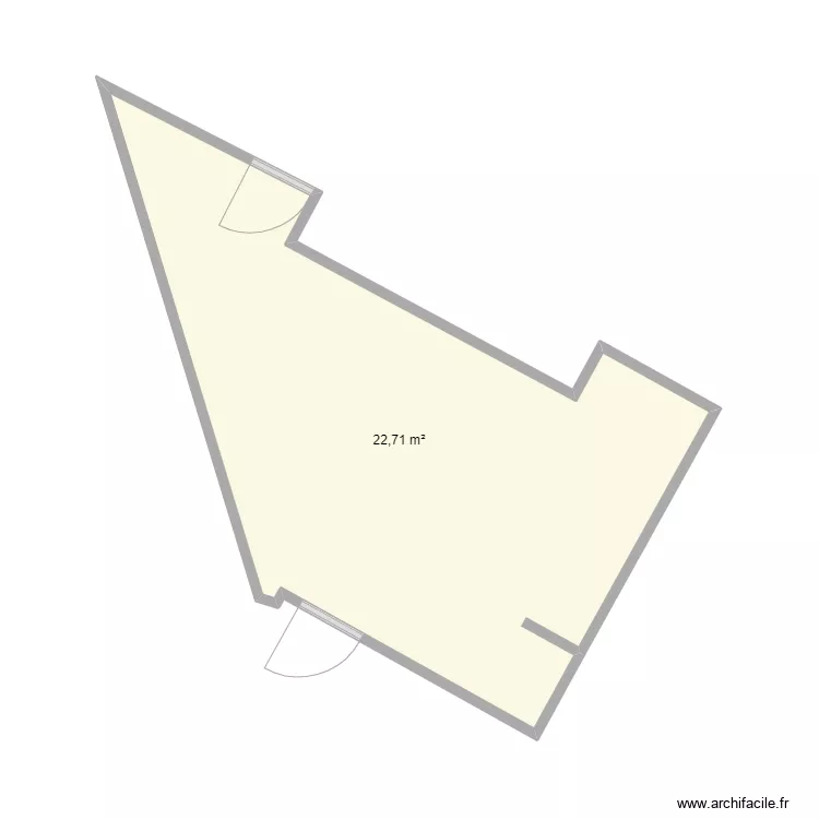 Cab Maurepas. Plan de 