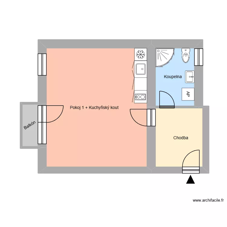 Přívozská 1613, byt 12. Plan de 8 et 161 m² Přívozská 1613, byt 12. Plan de 8 et 161 m²