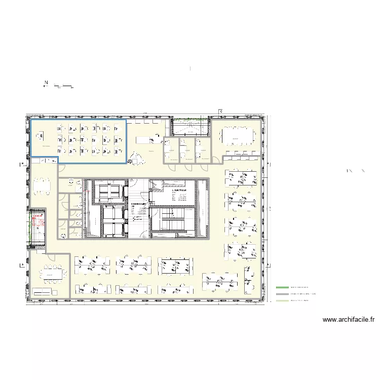 BAT43 - Pont-Rouge 1 (2). Plan de 