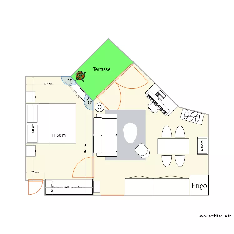 Appart Villeurbanne_v2. Plan de 