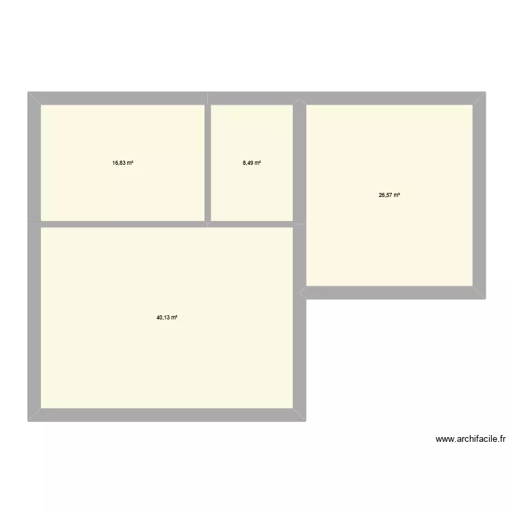 plan 3. Plan de 4  et 92 m²