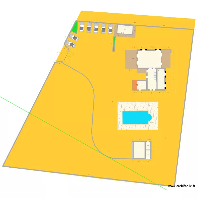 Caro. Plan de 13 Pièces et 251 m² Caro. Plan de 13 Pièces et 251 m²