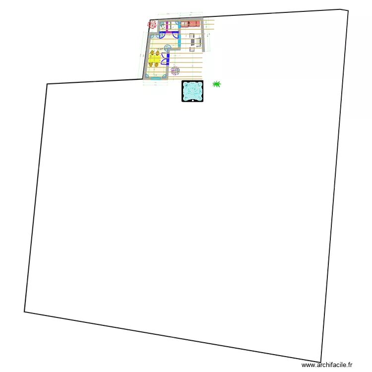 id&eacute;e7c. Plan de 1  et 14 m²