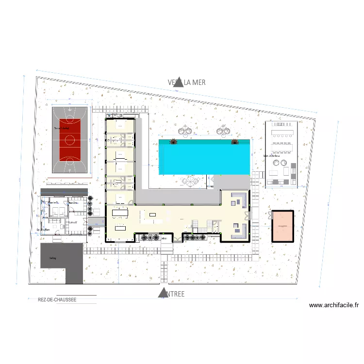 GUEREO 3. Plan de 16  et 386 m²