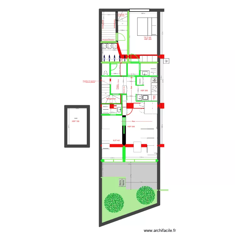M&eacute;l&egrave;zes 82 Rez Jardin Def V1. Plan de 0 pièce et 0 m2