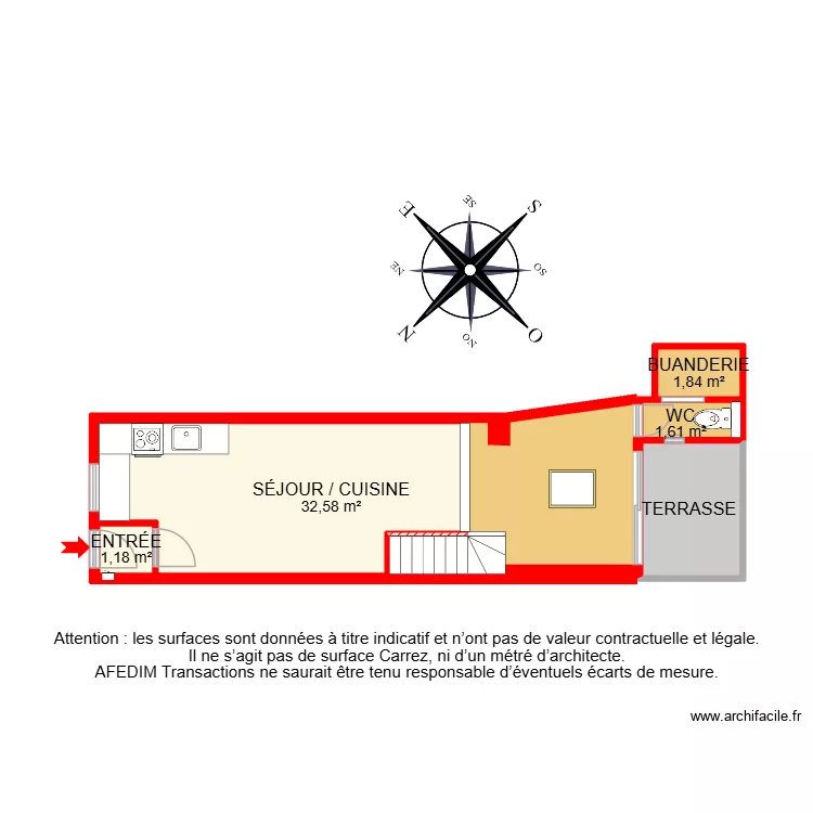 BI 30124 -. Plan de 19  et 93 m²