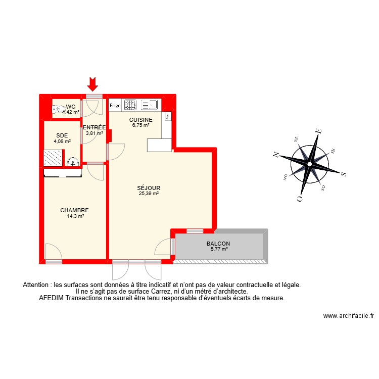 BI27666 -. Plan de 10 pièces et 74 m2