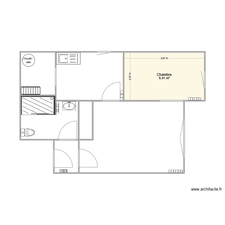 appart2. Plan de 0 pièce et 0 m2