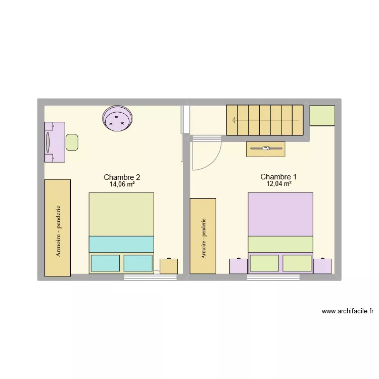 Wandre 1er. Plan de 3  et 28 m²