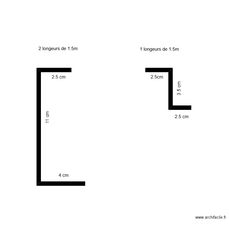 remorque. Plan de 0 pièce et 0 m2