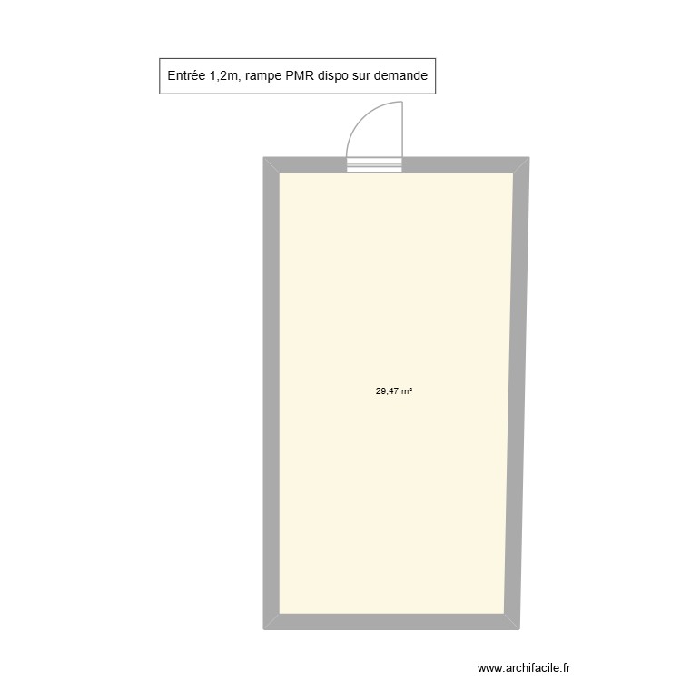 RDC haut. Plan de 0 pièce et 0 m2