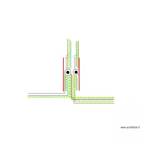 Electricit&eacute; - D&eacute;tail poteau central