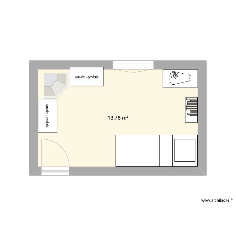 chambre enfants. Plan de 0 pièce et 0 m2