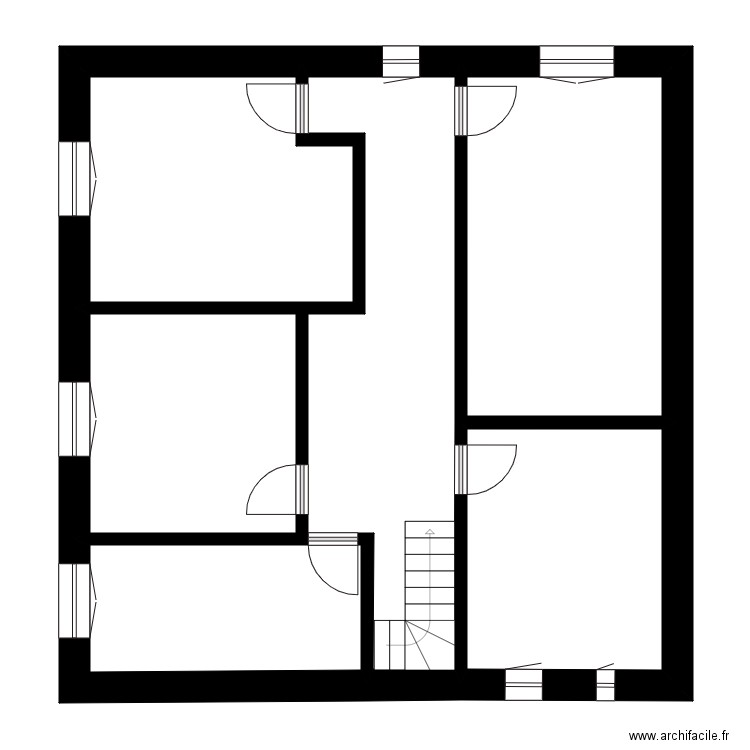ASTIE. Plan de 15 pièces et 196 m2