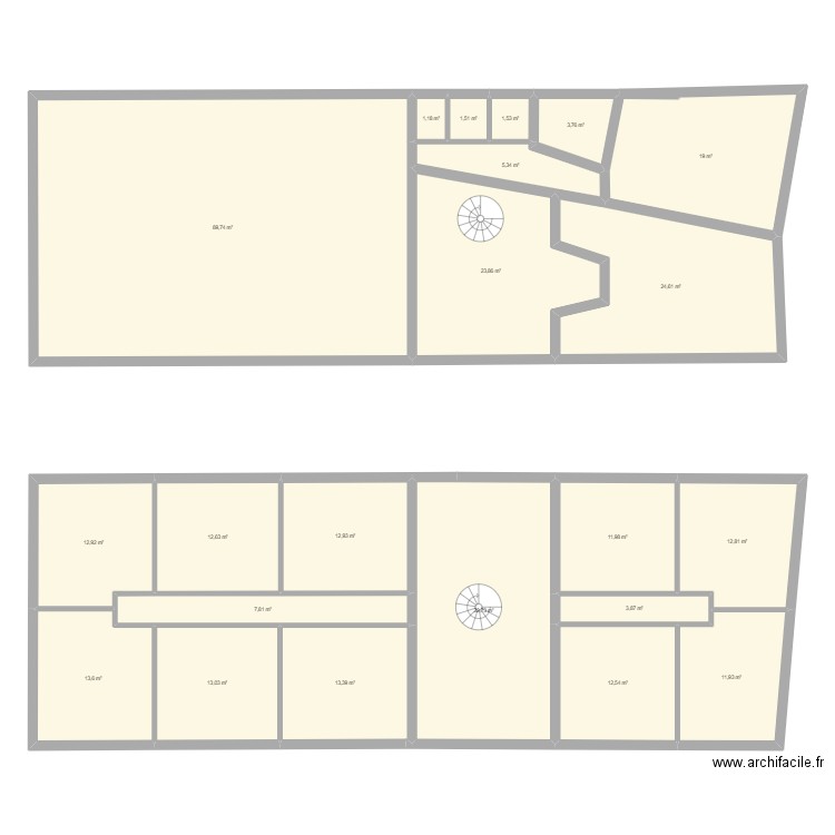 7 solle. Plan de 0 pièce et 0 m2