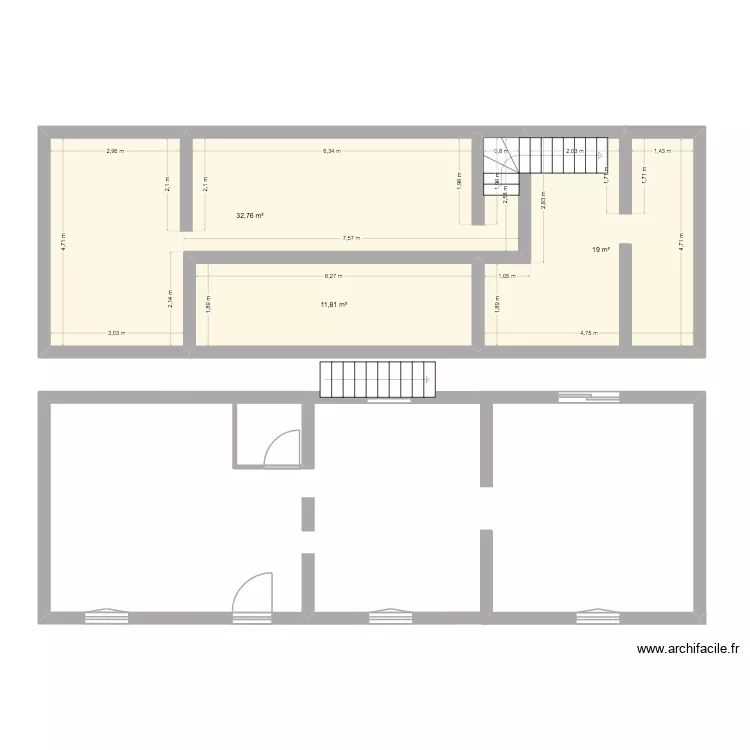 maison tilloloy. Plan de 3 Pièces et 64 m² maison tilloloy. Plan de 3 Pièces et 64 m²