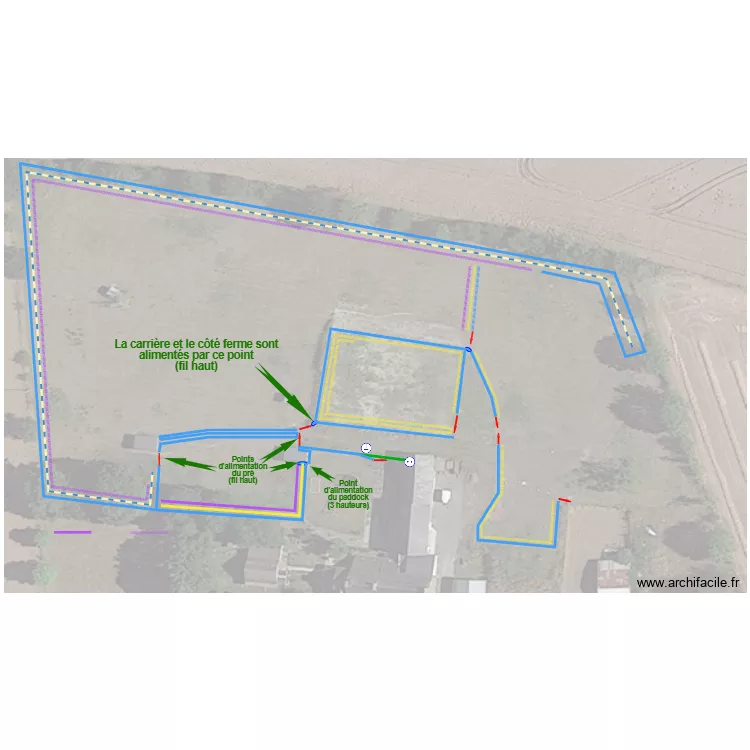 Aucey terrain. Plan de Aucey terrain. Plan de