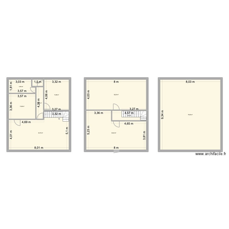 FUVEAU T4. Plan de 10 pièces et 221 m2