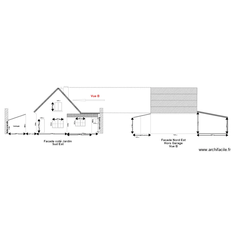 plan facade 5.4 landrethun. Plan de 