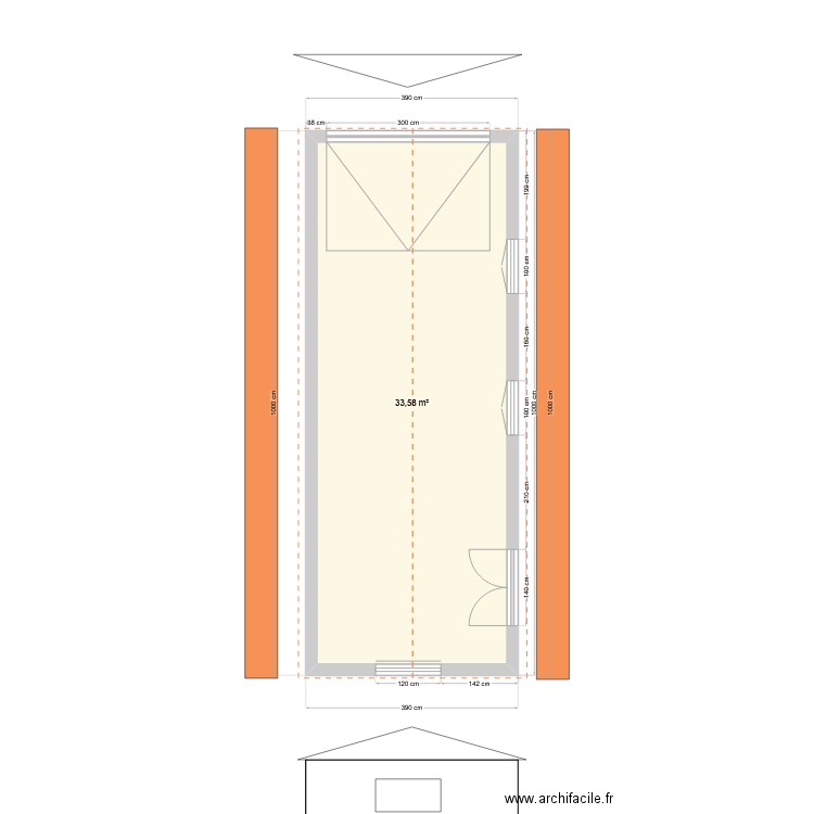 facade2. Plan de 0 pièce et 0 m2