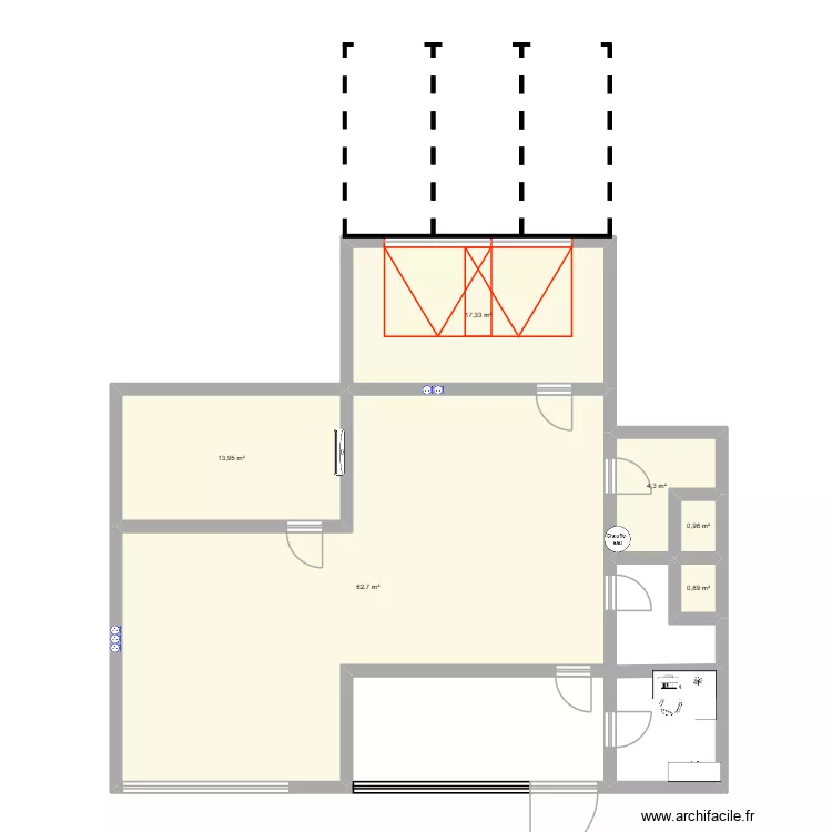 plan TFE. Plan de 6 pièces et 100 m² plan TFE. Plan de 6 pièces et 100 m²