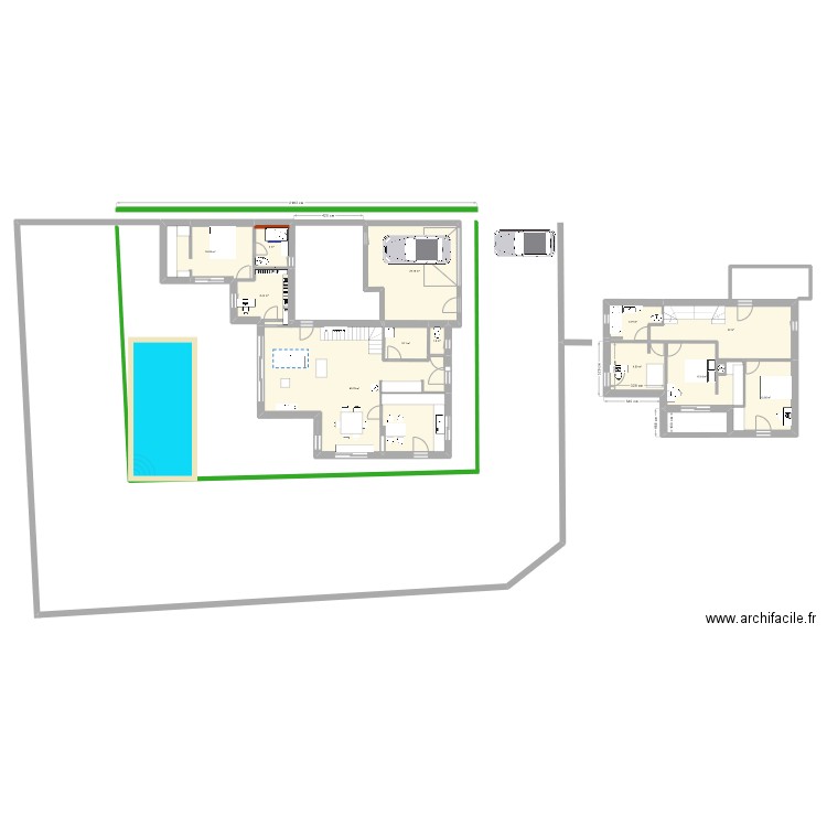 Maison Elytis Ch TAra modif. Plan de 13 pièces et 197 m2