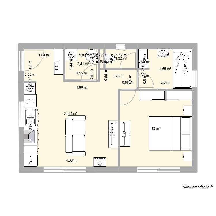 Pierrot 2. Plan de 0 pièce et 0 m2