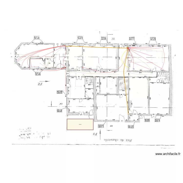 ecole des filles. Plan de 0 pièce et 0 m2