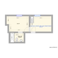 2eme étage coté cour