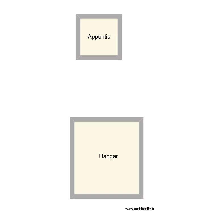lambert hanagr. Plan de 2  et 23 m²