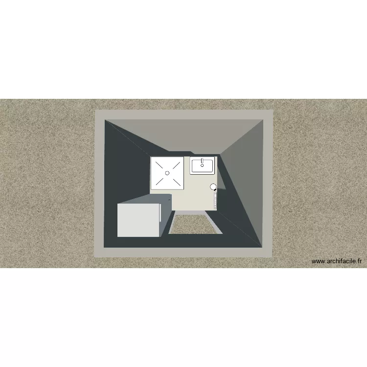 sdb. Plan de 1 Pièce et 2 m² sdb. Plan de 1 Pièce et 2 m²