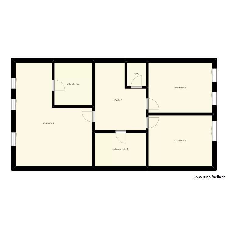 benoit &eacute;tage . Plan de 
