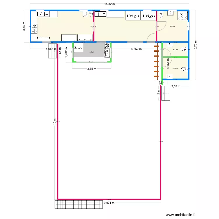 CUISINE JOYCE. Plan de 