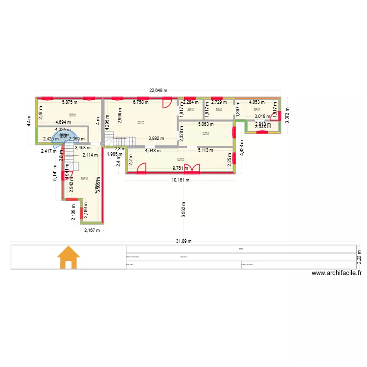 CHOMEL GISLAIN PROJET A CREER. Plan de 10 et 127 m² CHOMEL GISLAIN PROJET A CREER. Plan de 10 et 127 m²