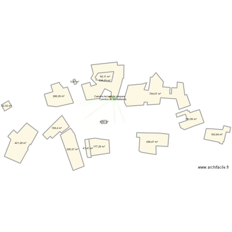 le crozet cadastre. Plan de 0 pièce et 0 m2