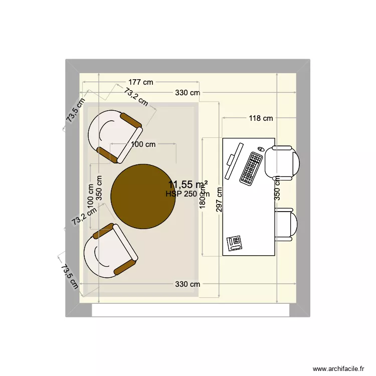 Beauchamp Mougins 3. Plan de 