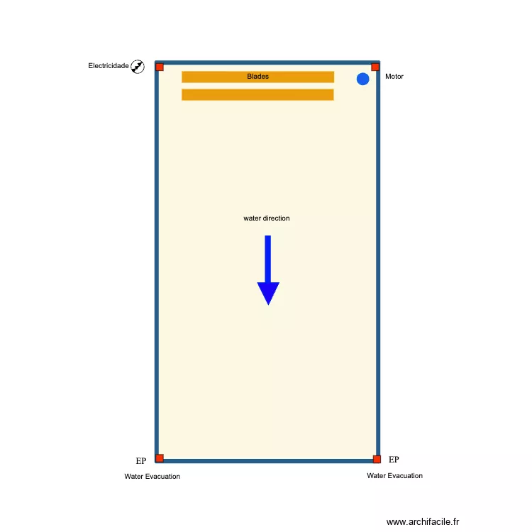 Plan. Plan de 1 Pièce et 25 m² Plan. Plan de 1 Pièce et 25 m²