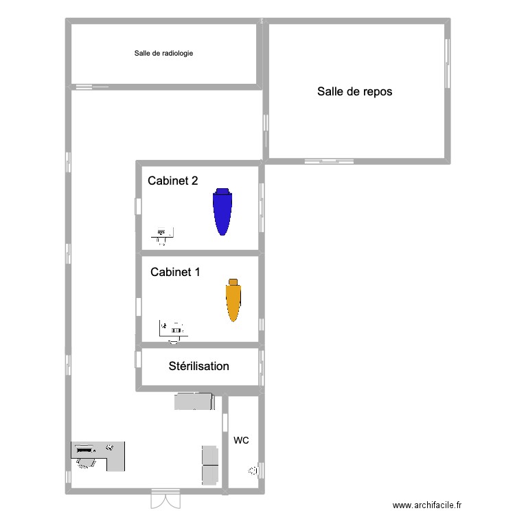 Cabinet dentaire Yohanna. Plan de 0 pièce et 0 m2