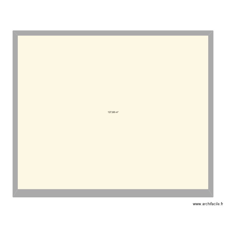 cbv2. Plan de 1 pièce et 128 m2