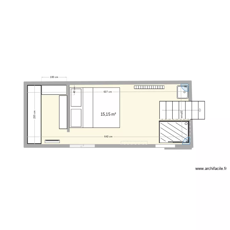 chambresabine. Plan de 